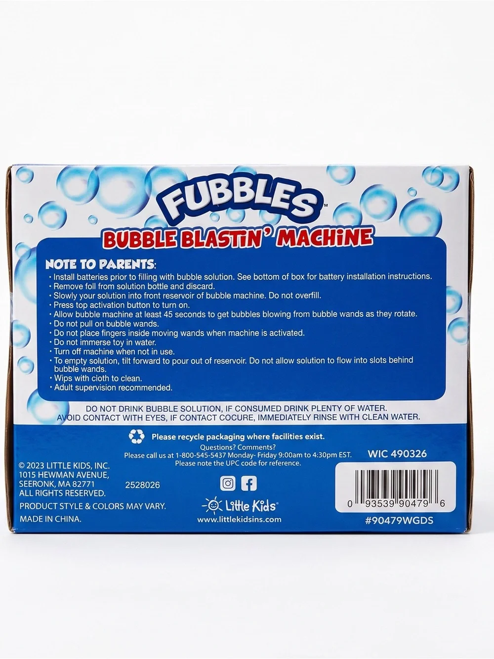 Fubbles bubble blastin